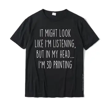 Забавни Подаръци За 3D Печат, Идея за Подарък За 3D-принтер За Geek Тениска Group, Ежедневни Потници, Тениска, Приталенная Памучен Мъжки t-shirt 0