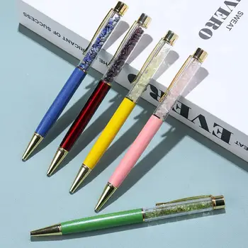 Химикалка писалка за бегъл писма Гладка естествена удобна дръжка-rollerball от изкуствен кристал за обучение в класната стая