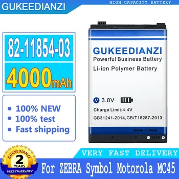 Батерия GUKEEDIANZI за ZEBRA Symbol Motorola за MC45, Батерия с голям капацитет 82-11854-03, MC45 за Symbol ES400, 4000 mah