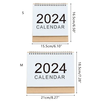 Настолен календар в 2024 година на Ежедневно начало декор Настолен настолен календар 5