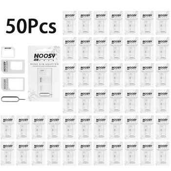 50 групи 4 в 1 комплект адаптери за sim-карти - нано-микро -, нано-обикновен, микро-обикновен СИМ-извличане за смартфон