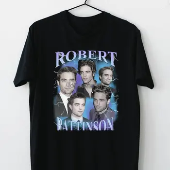 Тениска на Робърт Патинсън Тениска на Робърт Патинсън Ризата на Едуард Калленса Ретро Ежедневни риза Унисекс Риза на поредицата Twilight