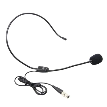 TA3F Съединители XLR 3 Контакт прическа Здрава Професионална Безжична мини слушалка Микрофон, Преносим за динамиката на Аудио Училищна стерео уредба 4