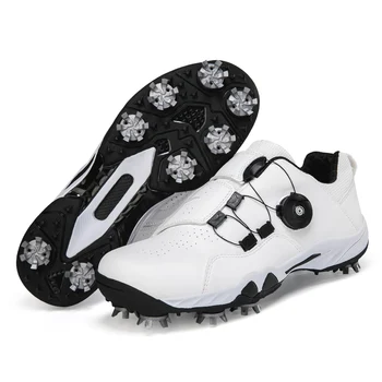 Мъжки и дамски обувки за голф, професионален маратонки за голф с шипове, обувки, за разходки на открито, удобни спортни обувки