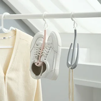 Многофункционална сушилня за дрехи, закачалка за домашни обувки, Творчески Органайзер за съхранение на обувки