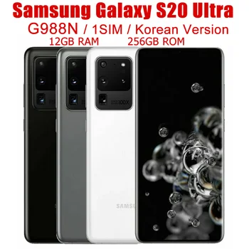 Оригинален Отключени Samsung Galaxy S20 Ultra 5G G988N S20U 6,9 