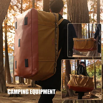 Чанта за къмпинг голям капацитет 120 л Мултифункционална чанта за съхранение навес за палатки на открито Blackpack Чанти за пикник на открито Чанта през рамо 0