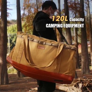 Чанта за къмпинг голям капацитет 120 л Мултифункционална чанта за съхранение навес за палатки на открито Blackpack Чанти за пикник на открито Чанта през рамо 1