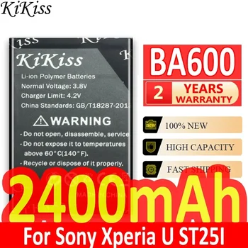 2400 ма BA600 за Sony Xperia U ST25I st25a st25 Батерия за мобилен телефон с кумкватом Голяма мощност 0