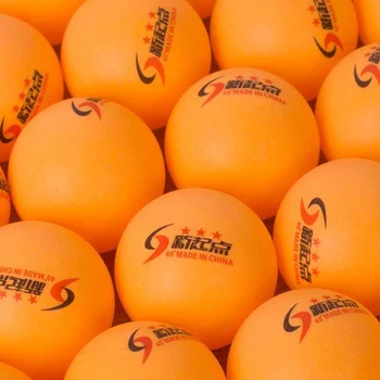 Тренировъчните топки за пинг-понг ABS от разноцветного пластмаса PP, две материал с различна еластичност