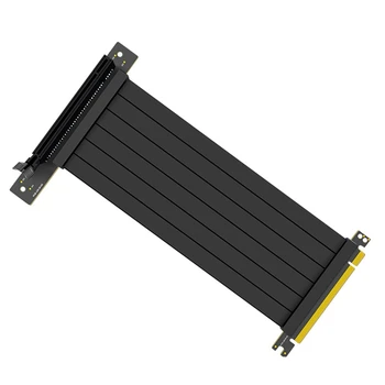 PCIE 16X 3.0 Странично Кабел Удължител видео карта PCIE висока скорост 16X Кабел-Адаптер Защитен Разклонител