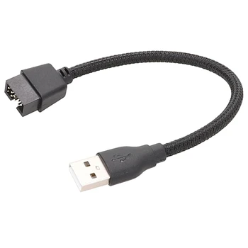 Вътрешен удължител данни на дънната платка устройства USB A до 9-номера за контакт конектора USB