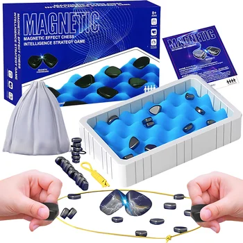 Магнитна игра на Шах, Шахът с магнитна индукция, Играчки за семейно събиране, Интерактивни Играчки за родители и деца, Образователни Играчки