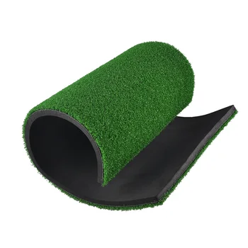 Марка PGM, подложка за голф в задния двор, тренировочная шок площадка, Тренировъчен гумен държач за тениски, Билков мат, зелен 60 см x 30 см
