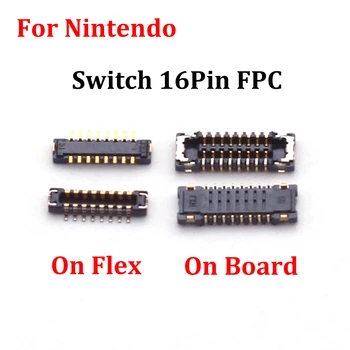 50-100шт Оригинален Нов конектор за Nintendo Switch Памет Micro SD/TF Card Reader спк стартира строителни върху дънната платка 16pin 0