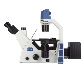 Биологичен бинокъла трехокулярный обърнат флуоресцентно биологичен микроскоп ICX41 SOPTOP