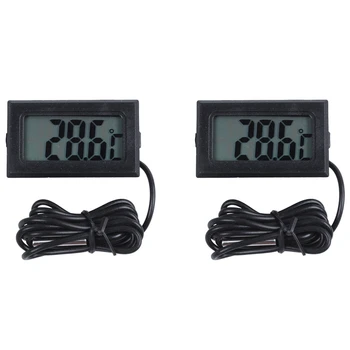 2X Дигитален Термометър С LCD Дисплей За Хладилници фризери