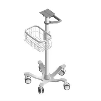 ISO 13485 Roll щанд больничная мебели количка за монитор медицински колички за устройство на Nihon kohden с дръжката на количка за монитор