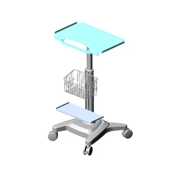 ISO 13485 Roll щанд больничная мебели количка за монитор медицински колички за устройство на Nihon kohden с дръжката на количка за монитор 1