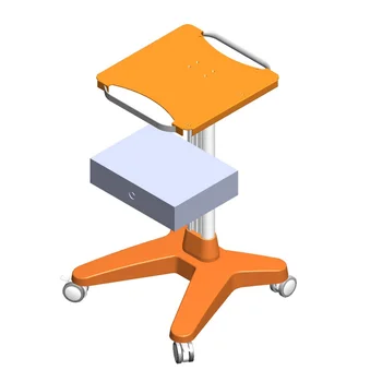 ISO 13485 Roll щанд больничная мебели количка за монитор медицински колички за устройство на Nihon kohden с дръжката на количка за монитор 2