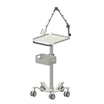 ISO 13485 Roll щанд больничная мебели количка за монитор медицински колички за устройство на Nihon kohden с дръжката на количка за монитор 4