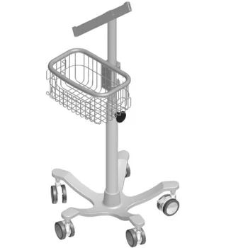 ISO 13485 Roll щанд больничная мебели количка за монитор медицински колички за устройство на Nihon kohden с дръжката на количка за монитор 5