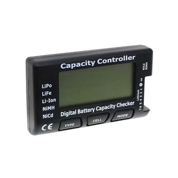 Цифров измерител на капацитет на батерията RC CellMeter 7 Cellmeter-7 for LiFe Li-Ion NiMH Nicd с функция за балансиране на