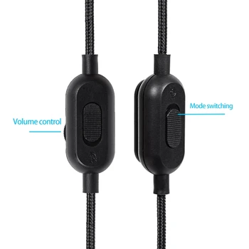 3,5 мм штекерный кабел с микрофон за слушалки WH-1000XM4/1000XM3, директна доставка 4