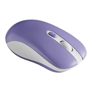 Безжична мишка Акумулаторна Bluetooth и 2.4 G Трехрежимная безжична мишка с 3 регулируеми DPI Оптична ергономична мишка за преносими КОМПЮТРИ iPad 2