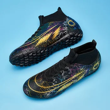 Футболни обувки Меси Обувки на едро Chuteira Society Трайни удобни вентилирани футболни обувки AG / TF унисекс за футзала.