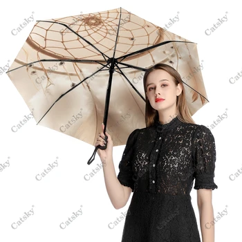 Красив артистичен чадър-ловец на сънища Rain 