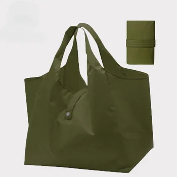 Сгъваема Екологично Чиста, Удобна Голяма пазарска чанта за супермаркет Сгъваема водоустойчив Оксфорд преносима чанта за пазаруване