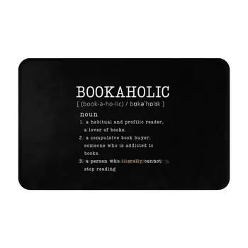 Bookaholic / Идея за Подарък За баба Книги 3D Мек Нескользящий Подложка За Краката, Книжен Червей, Читателите Книга на Библиотеката, Библиотекар Книга