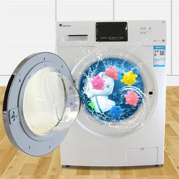 5 бр. топка за пране със защита от ликвидация, домашна перална машина, Морска звезда, твърди почистване на топката, суперпрочный топка за пране с обеззараживанием