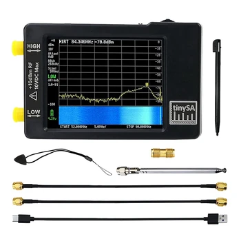 За анализатора на спектъра Tinysa Вход MF/HF/VHF UHF за 0,1 Mhz-350 Mhz И вход UHF За генератор на сигнали 240 Mhz-960 Mhz 0