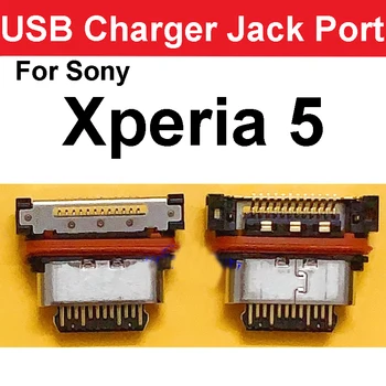 Micro USB Порт За Зареждане на Sony Xperia 1 5 8 10 10 Plus Xperia 1 II II 10 5 II Mini Tpye C USB Зарядно Устройство за Док конектора на резервни Части 2