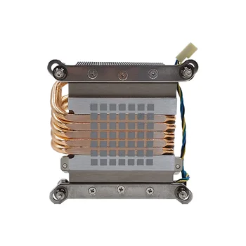 Добра термична радиатор сървърен процесор 2U за cpu охладител LGA115X LGA1200 LGA1366 с вентилатор 6025 6800 об/мин и 5 тръби за отопление на TDP до 165 W 5