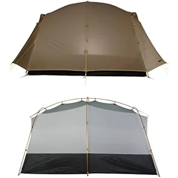 Сверхлегкая водоустойчив туристическа палатка MIER за 4 човека, 4 сезон, леки къмпинг палатки Отделно стоящи 0