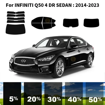 Предварително изработен комплект за UV-оцветяването на автомобилни стъкла от нанокерамики Автомобили фолио за прозорци INFINITI Q50 4 DR СЕДАН 2014-2023
