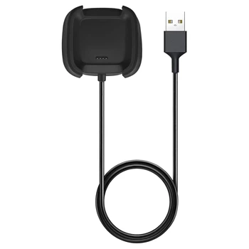 Съвместимо зарядно устройство за Fitbit Versa 2 преносимото USB-кабел за зареждане, аксесоари за умен часа Versa 2