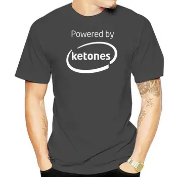 Тениска на Milen Powered By Ketones, мъжка тениска с писмото принтом, ежедневни тениски с къс ръкав, градинска дрехи, Летни мъжки памучни ризи
