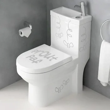 Луксозна мивка, Тоалетна безводен p trap обществена тоалетна двойна мивка едно парче ватерклозет резервоар за измиване на ръцете умно японското дупка, за да се включи биде