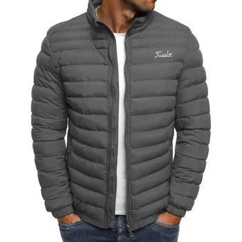 Есен-Зима 2023, мъжко яке с цип, маркови якета, стилни топлинни якета са с джобове за дантела прозорци, приталенные улични якета.
