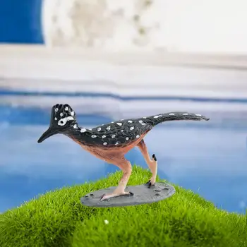 Тематично бижу Набор от реалистични фигури на птици Roadrunner Колибри Робин Модел Образователни летящи играчки за деца Topper за торта