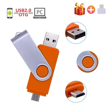 Флаш памет USB 2.0 Смартфон OTG 4 GB 8 GB 16 GB 32 GB 64 GB Карта 3 в 1 Usb Memory Stick Флаш памет (повече от 10 бр. Безплатни лого) 3