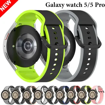 Силиконов Ремък За Samsung Galaxy Watch 55 pro 45 мм 40 мм 44 мм 20 мм спортни Часовници correa Гривна Galaxy Watch 4/4 classic 42 46 мм