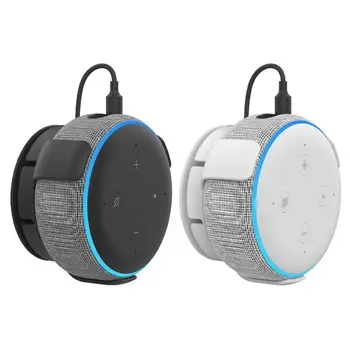 Стенен Държач Поставка За един Компактен Скоба Alex Echo-Dot 3-то Поколение С Вграден Горивото Кабели Echo-Dot3 Срок