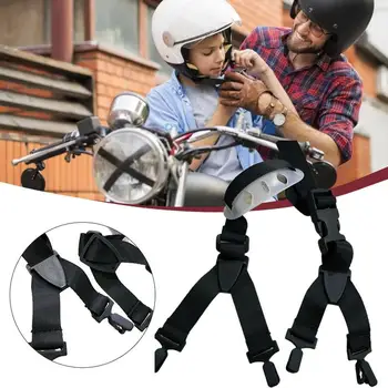 Вграден гениален пост колан за шлем, здрав здрава износоустойчива скоба за мотоциклетни каски, быстроразъемная обтегач, аксесоар за каска