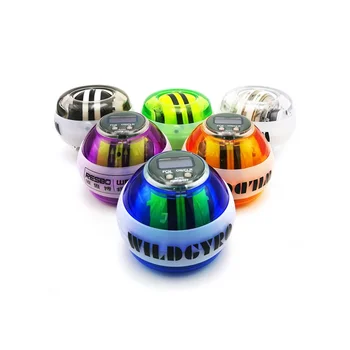 Нови продукти Led гироскопические Powerballs серия Autostart Влияние на силовата топка за китката с брояч ръка Симулатор за тренировка мускулите на ръцете