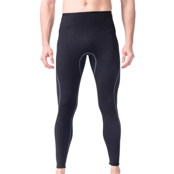 Мъжки неопренови гамаши, за да сърфирате S-XL | Черно-устойчиви на uv плувни панталони | Чорапогащи за гмуркане 0